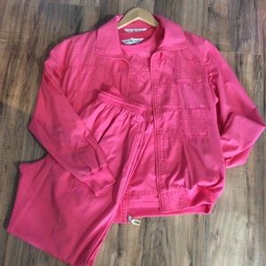 🎃 90’s Vintage 3 Piece Pink Casual Sports Suit